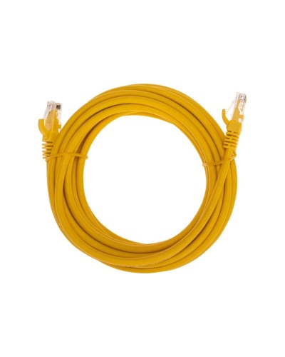 Патч-корд U/UTP, CAT 6, RJ45-RJ45, 26AWG, LSZH, желтый, 5м REXANT 02-0295-5 в Прокопьевске Патчкорды (медные) Pintop.ru