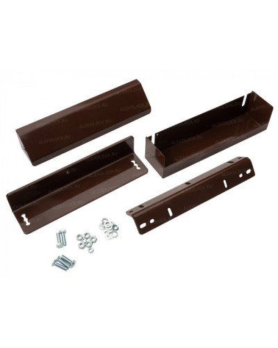 Комплект монтажный для замков ALM-300P и ALM-400P ALeko МК 300-400-IN (коричневый) в Прокопьевске Дополнительное оборудование для СКУД Pintop.ru