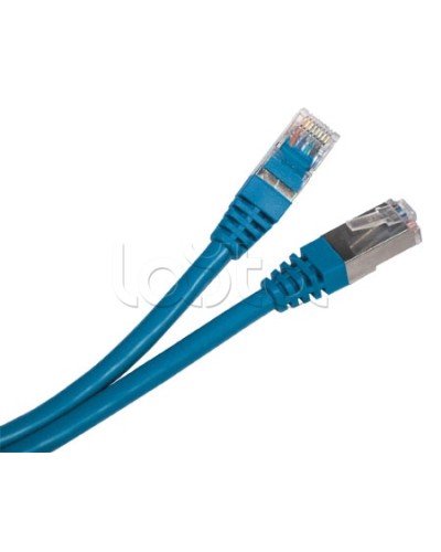 Патч-корд RJ45-RJ45, 4 пары, STP, кат.5е, LSZH (2м) Hyperline PC-LPM-STP-RJ45-RJ45-C5e-2M-LSZH-BL в Прокопьевске Патчкорды (медные) Pintop.ru