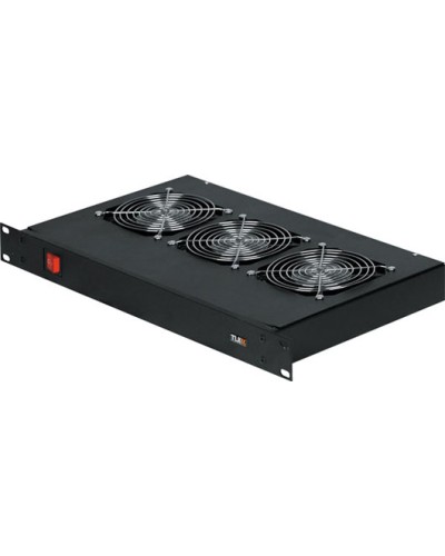 Панель вентиляционная с 3 вентиляторами TLK TLK-VP3/BK в Прокопьевске Вентиляторные модули Pintop.ru