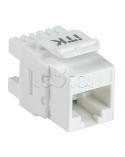 Модуль Keystone Jack кат. 6 UTP 110 IDC 180 град. ITK CS1-1C06U-12 в Прокопьевске Модули Keystone Pintop.ru