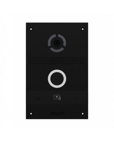 Панель вызывная индивидуальная BAS-IP AV-08FB BLACK в Прокопьевске Вызывные видеопанели малоабонентные Pintop.ru