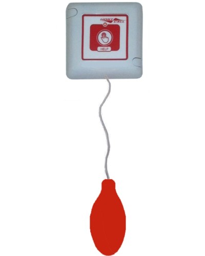 Пневмокнопка вызова влагозащищенная со шнуром Hostcall MP-435W2 в Прокопьевске Система оповещения и трансляции Hostcall Pintop.ru