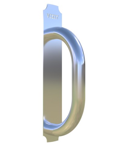 Дверная ручка наружная с декоративной накладкой Vizit PC-101-VIZIT в Прокопьевске Аксессуары для многоабонентных систем Pintop.ru