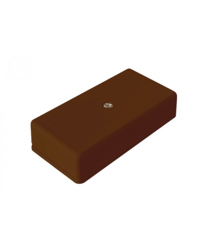 Ультракомпактная соединительная коробка КС-701 ЭСТЕТ (коричневый) Магнито-Контакт в Прокопьевске Распределительные коробки Pintop.ru