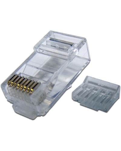 Коннектор RJ45 UTP 8P8C, cat.6, со вставкой TWT TWT-PL45-8P8C-6V в Прокопьевске Коннекторы Pintop.ru