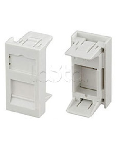 Вставка для 1 модуля формата Keystone Jack Hyperline SIP2-1K-M45-22.5 в Прокопьевске Модули Keystone Pintop.ru