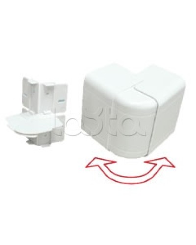 Угол внешний изменяемый 100х40 с задней стенкой и разделителем для кабель-канала серии ARC-LAN, огнестойкость E15-E110 Экопласт 576214-E110 в Прокопьевске Аксессуары для кабель-канала Pintop.ru