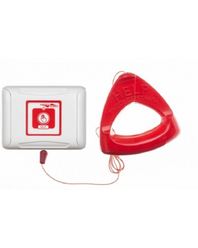 Влагозащищенная радиокнопка вызова со шнуром Hostcall MP-413W2 в Прокопьевске Система оповещения и трансляции Hostcall Pintop.ru