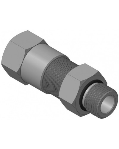 Кабельный ввод с резьбой G1/2 для открытой прокладки кабеля с проходным диаметром d=8-12 мм Спектрон КВН-12-М-G1/2 в Прокопьевске Аксессуары для кабель-канала Pintop.ru