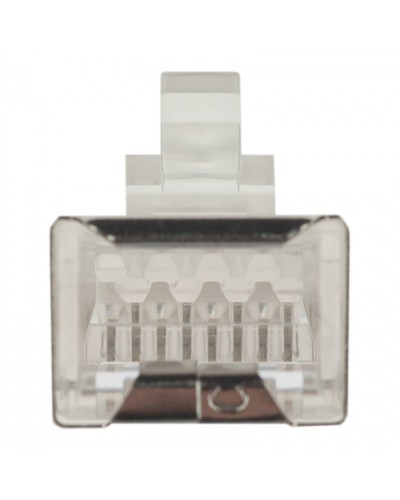 Коннектор (вилка) FTP кат.6 8P8C универсальная, 15U, 3 зубца, упак 100 шт Datarex DR-3005 в Прокопьевске Коннекторы Pintop.ru
