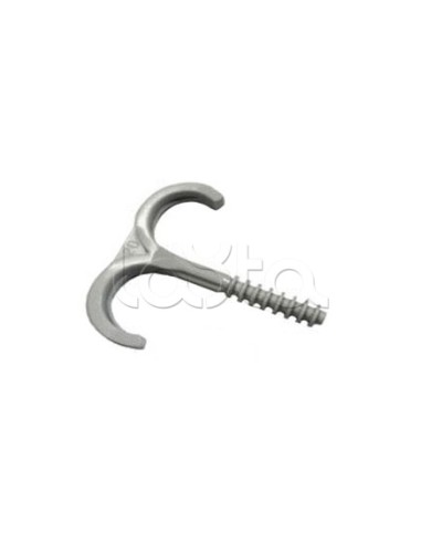 Держатель (клипса) F типа двойнаядля труб D16-20 мм Экопласт 41826 в Прокопьевске Держатели, клипсы, скобы Pintop.ru