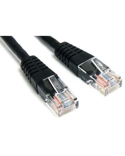 Патч-корд RJ45 - RJ45, 4 пары, UTP, категория 6, 1 м, счерный, LSZH LANMASTER LAN-PC45/U6-1.0-BK в Прокопьевске Патч-корды и пигтейлы Pintop.ru