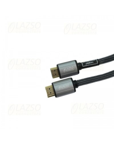 Кабель для передачи сигналов HDMI 2.0 LAZSO WH-111(3m)-B в Прокопьевске Патч-корды и пигтейлы Pintop.ru