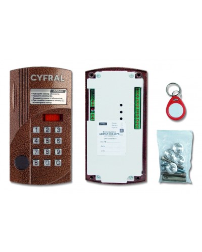 Блок вызова аудиодомофона на 20 абонентов Цифрал CCD-20/РKVС в Прокопьевске Вызывные аудиопанели малоабонентные Pintop.ru