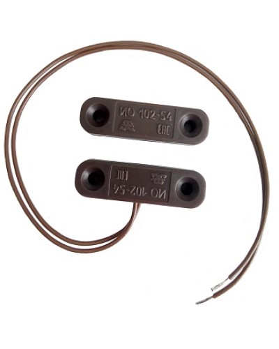 Извещатель охранный точечный магнитоконтактный Магнито-контакт ИО 102-54 (корпус ABS пластик) (Коричневый) в Прокопьевске Извещатели охранные Pintop.ru