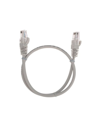 Патч-корд U/UTP, CAT 5e, RJ45-RJ45, 26AWG, LSZH, серый, 0,5м REXANT 02-0100-05 в Прокопьевске Патчкорды (медные) Pintop.ru