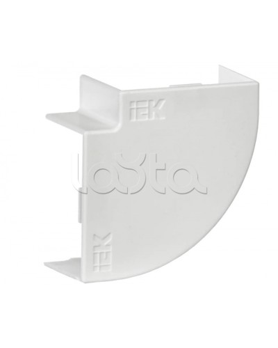 Поворот на 90 гр. КМП 80x40 (4 шт./комп.) IEK (CKMP10D-P-080-040-K01-R) в Прокопьевске Аксессуары для кабель-канала Pintop.ru