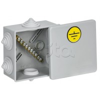 Коробка КУП КМ41360 85х85х40мм IP44 6 вв. (7035) IEK (UKO21-085-085-040-K41-44U)