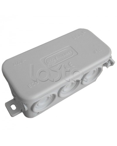 JBL090 Коробка распред. без сальников о/п, 90х42х40мм 10вых., IP55 белый, Экопласт 44055W-1 в Прокопьевске Распределительные коробки Pintop.ru