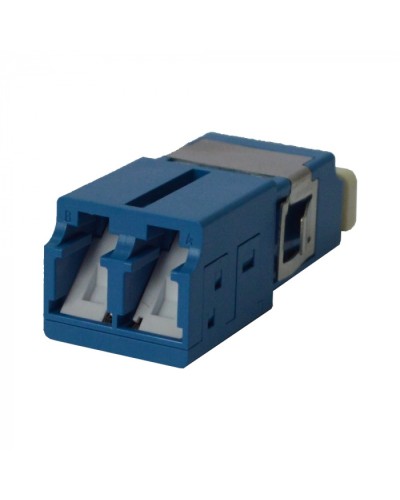 Адаптер оптический LC SM, со шторкой, корпус SC, дуплексный LANMASTER (LAN-2LCS/SH-AM-SM) в Прокопьевске Проходные адаптеры и розетки оптические Pintop.ru