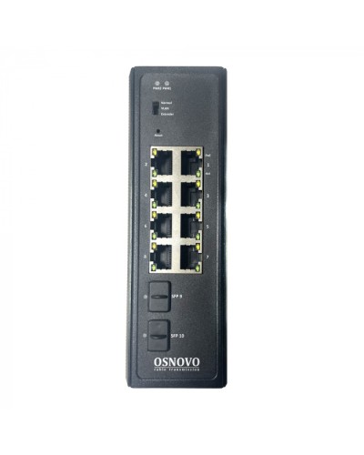 OSNOVO SW-80802-IM(port 90W,360W) Промышленный Web-управляемый PoE коммутатор в Прокопьевске Коммутаторы Pintop.ru