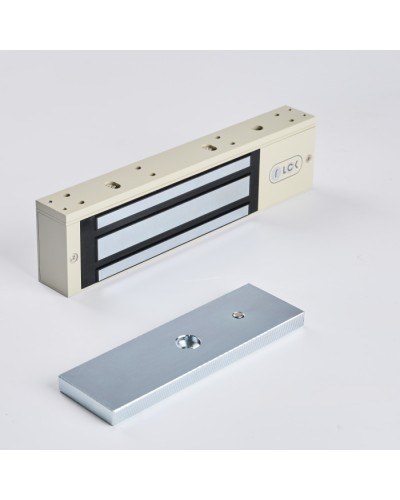 R-Lock RL-EM350-L0G - Электромагнитный замкок, 350кг, DC12/24B, цвет серый, RAL7032 (галечный серый) в Прокопьевске Электромагнитные замки Pintop.ru