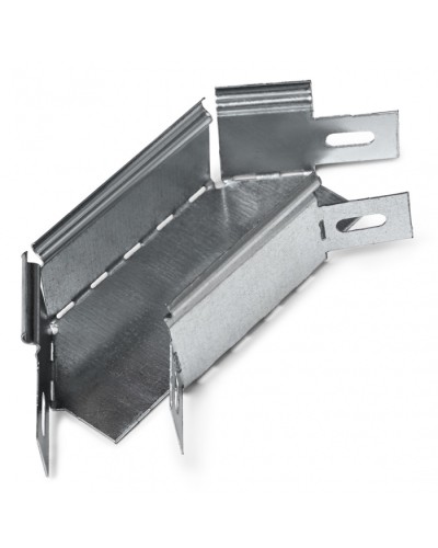 Угол плоский 45° 600x80 (0,7) ПожТехКабель (548-106) в Прокопьевске Аксессуары для лотков Pintop.ru