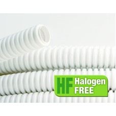 Труба ПЛЛ гибкая гофр. не содержит галогенов д.50мм, ПВ-0, с протяжкой,15м, цвет белый DKC 81850