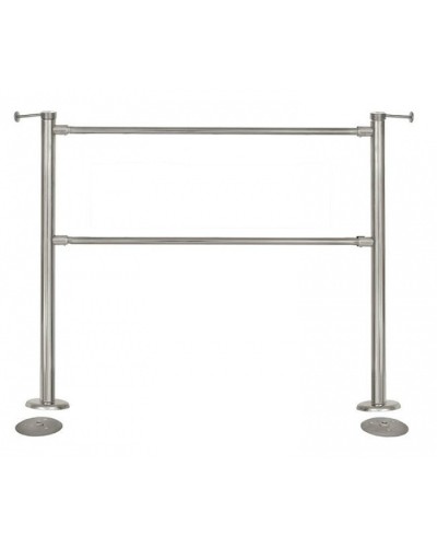 Стойка Ростов-Дон ОБ1/2-1 (Хром) в Прокопьевске Ограждения Pintop.ru