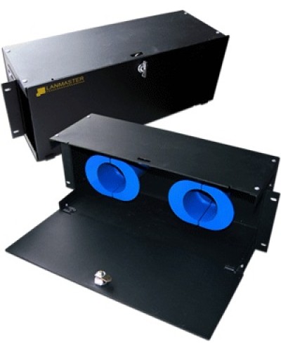 Органайзер для оптического кабеля 19, 4U LANMASTER LAN-ORG/FO-4U в Прокопьевске Кабельные органайзеры Pintop.ru