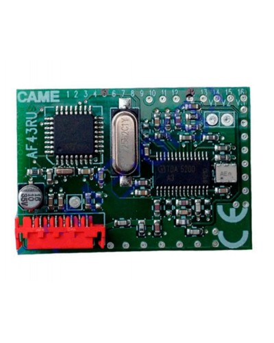 Плата радиоприемника встраиваемая Came 001AF43RU в Прокопьевске Устройства радиоуправления для шлагбаумов и автоматики Pintop.ru