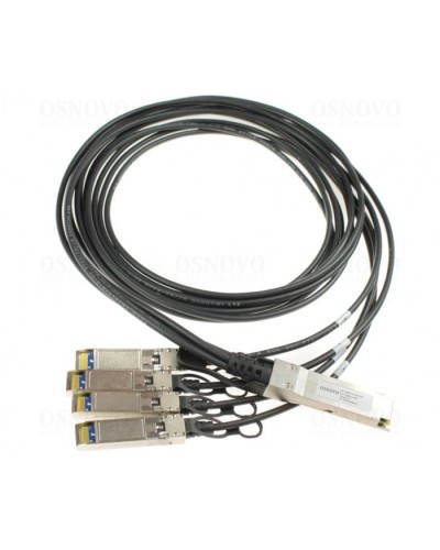 Объединительный DAC кабель OSNOVO OC-QSFP-4x10G-2M в Прокопьевске Модули SFP/XFP/GBIC Pintop.ru