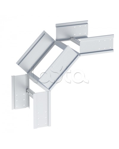 Угол 90 градусов вертикальный внешний лестничный усиленный 150x500 мм (2 мм) EKF (voltp90150500-2) в Прокопьевске Аксессуары для лотков Pintop.ru