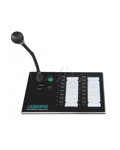Консоль микрофонная DSPPA PAVA-8008 в Прокопьевске Система оповещения и трансляции Dsppa Pintop.ru
