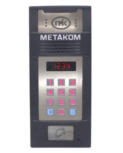 Многоабонентый антивандальный блок вызова со встроенной видеокамерой Метаком MК2018-RFiV в Прокопьевске Блоки вызова многоабонентные Pintop.ru