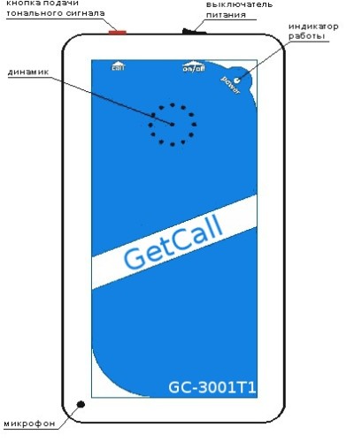 Устройство переговорное Getcall GC-3001T1 в Прокопьевске Переговорные устройства Pintop.ru