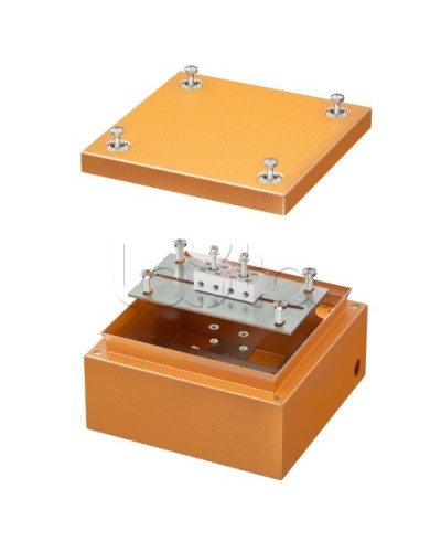 Коробка ответвительная огнестойкая стальная Коробка FS 150х150х80 4P DKC (FSB30404) в Прокопьевске Распределительные коробки Pintop.ru