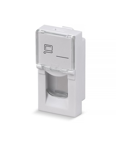 Вставка 45x22,5 (Mosaic) для 1 модуля формата Keystone Jack Cabeus (FP-L-22,5-1M) в Прокопьевске Модули Keystone Pintop.ru