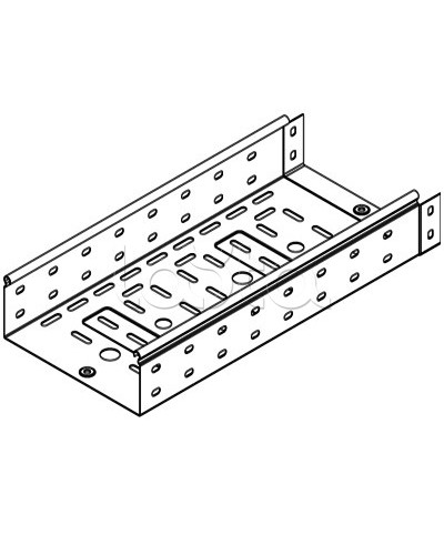 Лоток перфорированный 600х50 L3000 DKC 35268 в Прокопьевске Кабельные лотки Pintop.ru