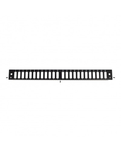 Панель лицевая для выдвижной оптич. полки, 24 SC Duplex/24 LC Quadra, черный Datarex DR-546145 в Прокопьевске Патч-панели Pintop.ru