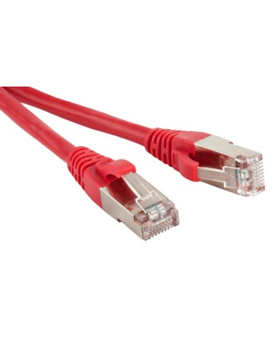 Патч-корд экранированный Hyperline PC-LPM-STP-RJ45-RJ45-C6-0.5M-LSZH-RD в Прокопьевске Патчкорды (медные) Pintop.ru