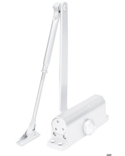 Доводчик NOTEDO DC-090-НО EN4 с ФОП (белый) в Прокопьевске Доводчики Pintop.ru