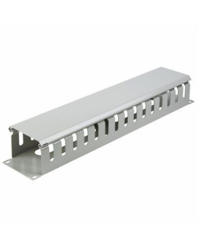 Органайзер кабельный горизонтальный с крышкой, 19, 2U, глубиной 72 мм, металл, RAL 7035 REXANT 04-2645 в Прокопьевске Кабельные органайзеры Pintop.ru