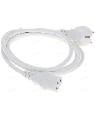 Шнур питания C13-Schuko угловая, 3х0.75, 220В, 10А, белый, 1 метр LANMASTER (LAN-PP13/SHA-1.0-WH) в Прокопьевске Аксессуары для стоек и шкафов Pintop.ru