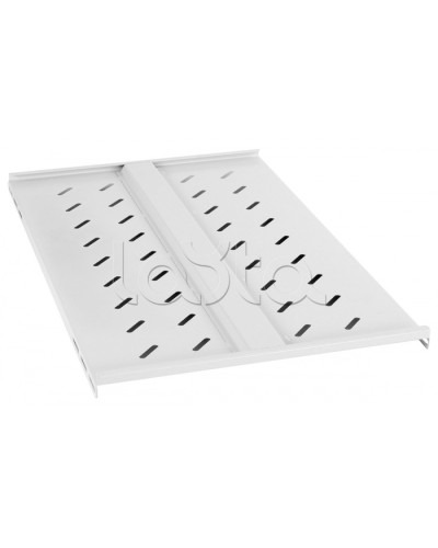 Полка перфорированная глубиной 700 мм для открытых стоек, усиленная до 100кг Cabeus RA-J018-FC-700-100KG в Прокопьевске Полки для шкафов и стоек Pintop.ru