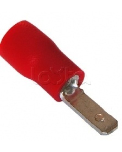 Клемма плоская изолированная 0.5-1.5 мм² (КПИ штекер - 2.8мм) (100шт/уп) REXANT 08-0311 в Прокопьевске Клеммные колодки Pintop.ru