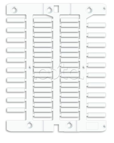 Маркировка для провода, жесткая, для трубочек. 4х23мм. Белая DKC NUT23 в Прокопьевске Крепежные изделия Pintop.ru