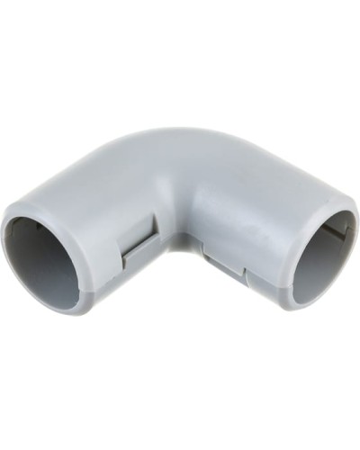 CI16G Угол 90 гр.(2част.), без галогена, для труб D16мм, цвет чёрный (1уп = 50шт) Экопласт (41216-50HF-BL) в Прокопьевске Повороты, муфты, тройники Pintop.ru