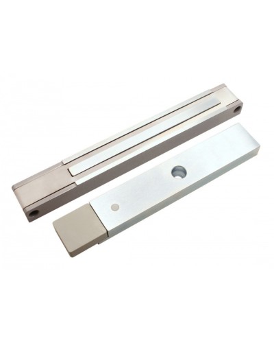 Электромагнитный замок с датчиком состояния двери ALeko ALM-200P (24В серый) в Прокопьевске Электромагнитные замки Pintop.ru